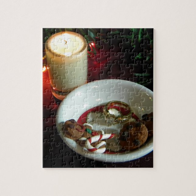 Christmas Cookie Candle V Jigsaw Puzzle (Vertical)