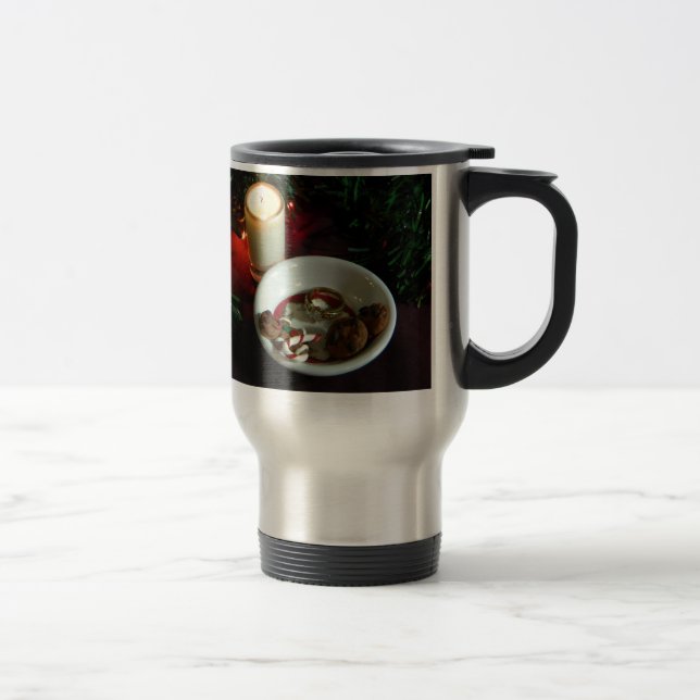 Christmas Cookie Candle V Travel Mug (Right)