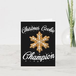 Christmas Cookie Chamon Baker  Card
