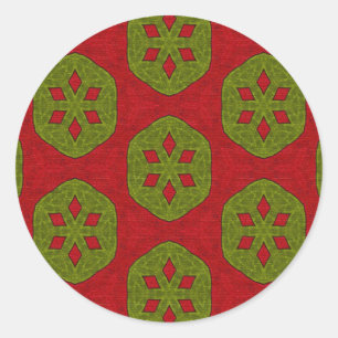 Christmas Cookie Classic Round Sticker