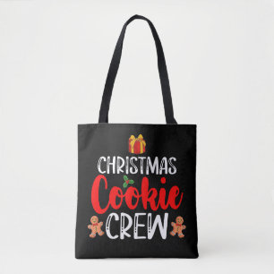 Christmas Cookie Crew Family Pyjamas Xmas Holiday Tote Bag