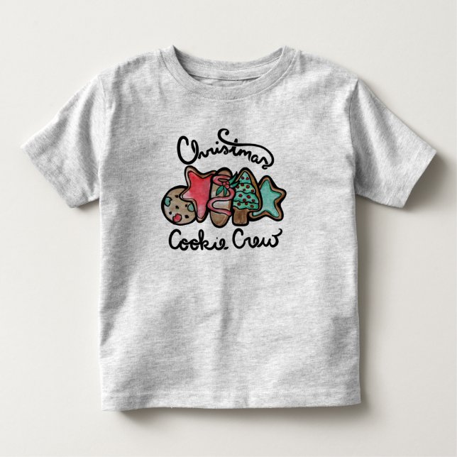 Christmas Cookie Crew Holidays Cookies Family      Toddler T-Shirt (Front)