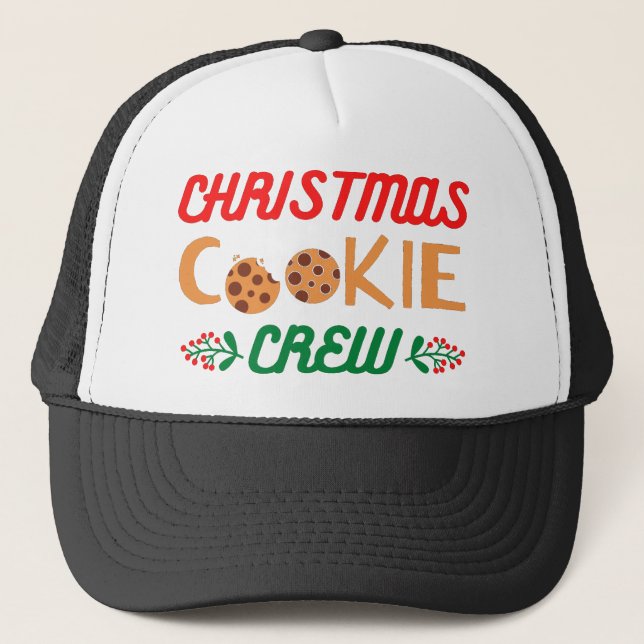Christmas Cookie Crew Trucker Hat (Front)
