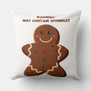 Christmas cookie cushion