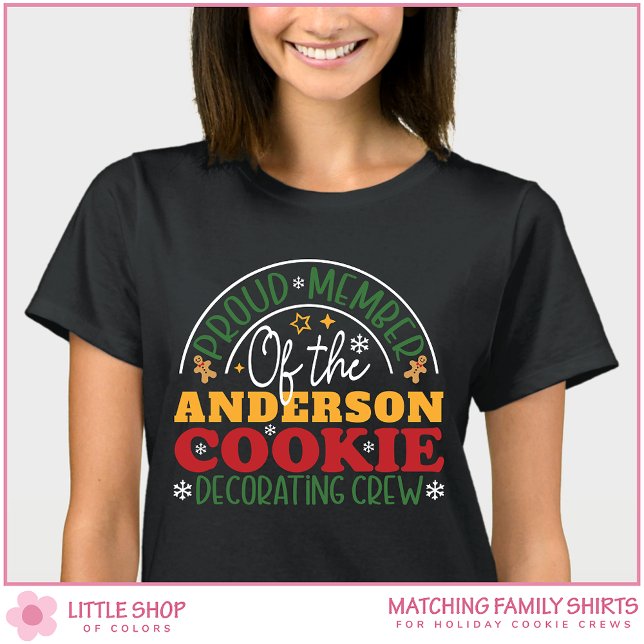 Christmas Cookie Decorating Crew Family T-Shirt (Creator Uploaded)