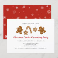 Christmas Cookie Decorating Party Invitation