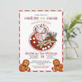 Christmas Cookie Decorating Party  Invitation
