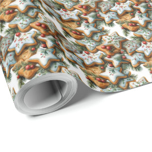 Christmas Cookie Design Wrapping Paper