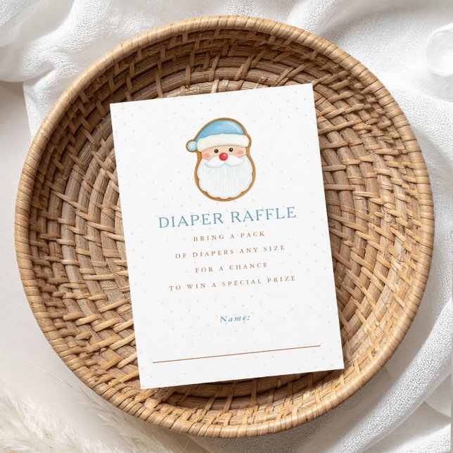 Christmas Cookie Diaper Raffle Enclosure Card (Creator Uploaded)