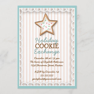 Christmas Cookie Exchange Holiday Sweet Invitation
