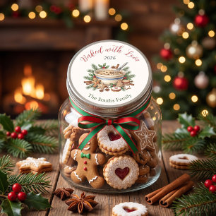 Christmas Cookie Exchange Party Favour Sticker