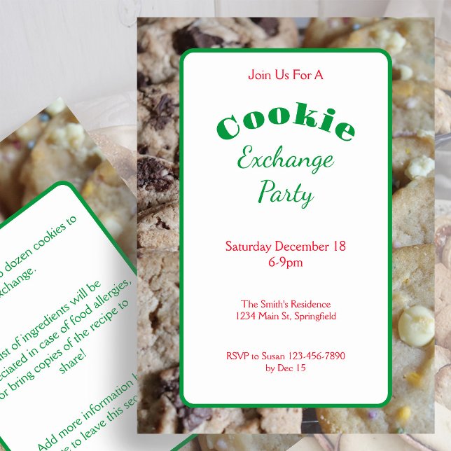Christmas Cookie Exchange Party Invitation (Creator Uploaded)