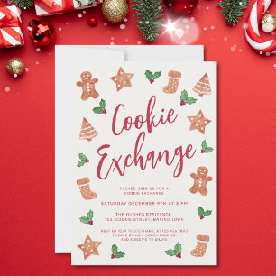 Christmas Cookie Exchange Party Invitation