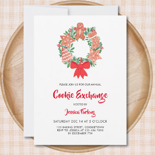 Christmas Cookie Exchange Party Invitation