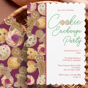 Christmas Cookie Exchange Party Invitation