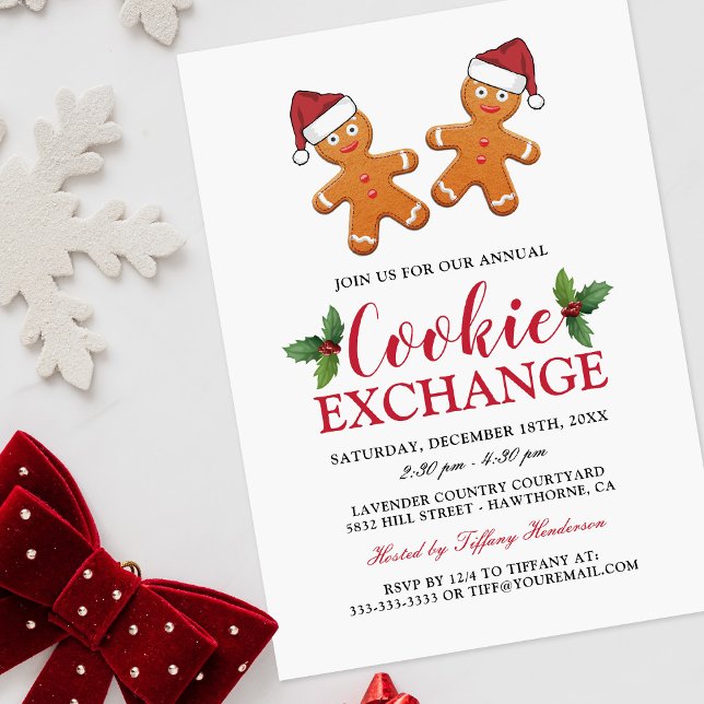 Christmas Cookie Exchange Party Invitation (Creator Uploaded)