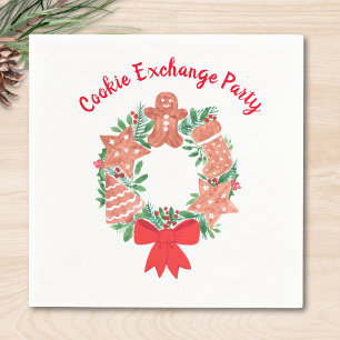 Christmas Cookie Exchange Party  Napkin