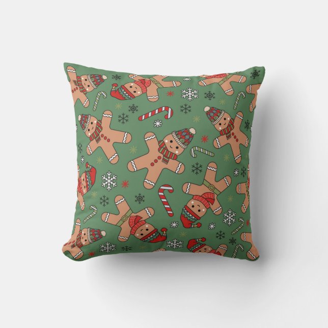 Christmas Cookie Festival Cushion (Front)