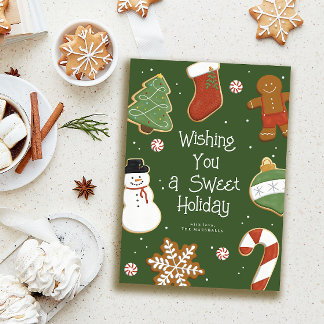Christmas Cookie Holiday Greeting Card