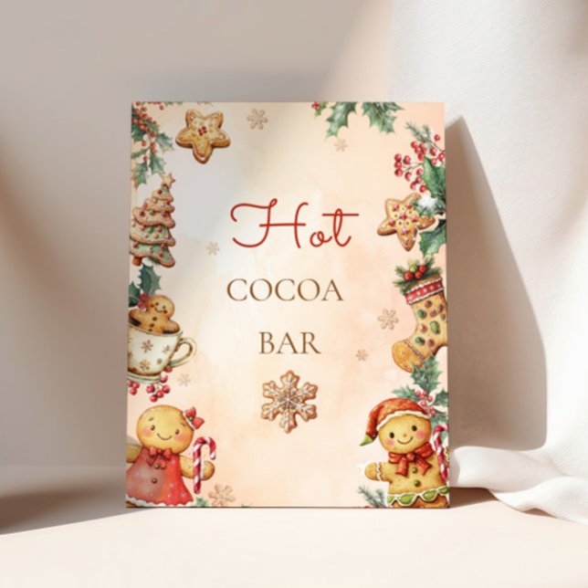 Christmas Cookie Hot Cocoa Bar Poster (Creator Uploaded)