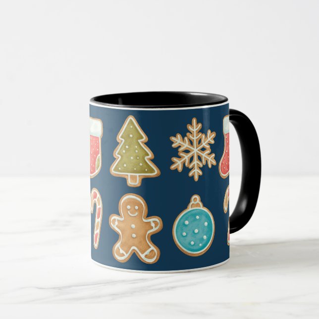 Christmas Cookie Icons | Gingerbread  Mug (Front Right)