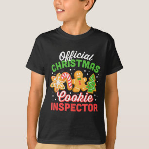 Christmas Cookie Inspector Dad  T-Shirt