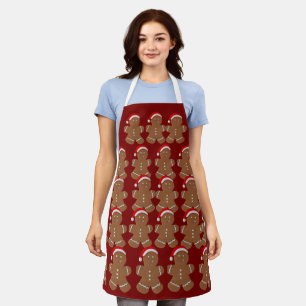 christmas cookie kitchen apron