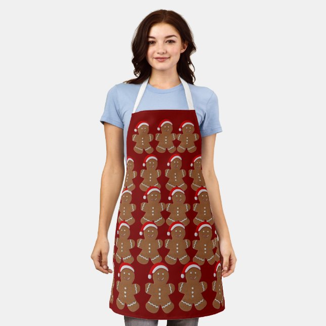 christmas cookie kitchen apron (Worn)