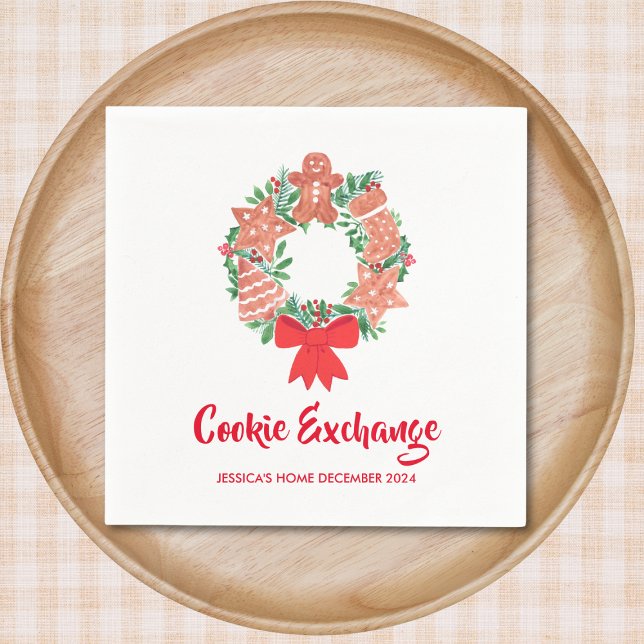 Christmas Cookie Party Napkin (Creator Uploaded)