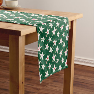 Christmas Cookie Pattern Short Table Runner