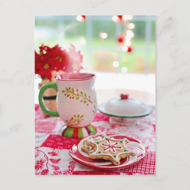 christmas cookie photo postcard (Front)