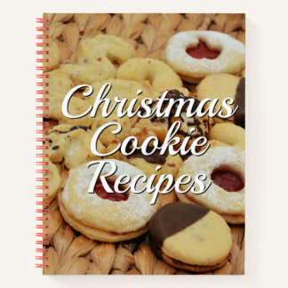 Christmas Cookie Recipes Notebook