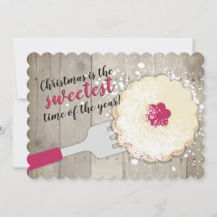 Christmas cookie spatula holiday baking gift card
