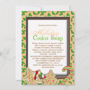 Christmas Cookie Swap Holiday Party Invitation