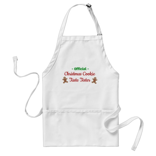 Christmas Cookie Taste Tester Apron (Front)