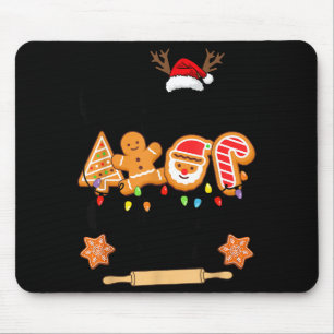 Christmas Cookie Tester Family Baking Team Cookie Mouse Pad
