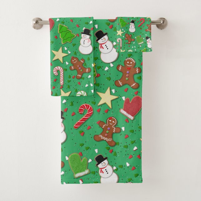 Christmas Cookie Towel Set (Insitu)