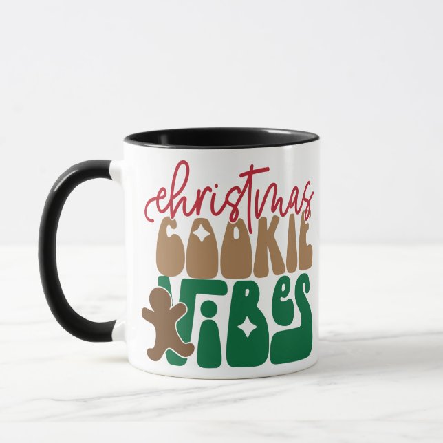 CHRISTMAS COOKIE VIBES MUG (Left)