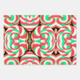 Christmas Cookie Wrapping Paper Sheet