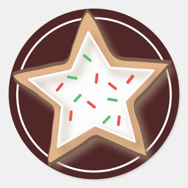 Christmas Cookie Yummy Stickers (Front)