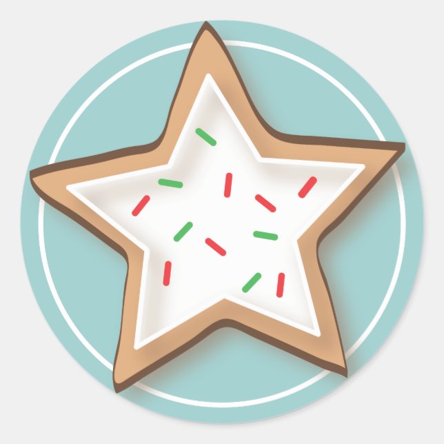 Christmas Cookie Yummy Stickers (Front)