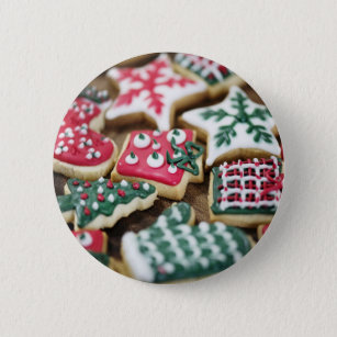 Christmas Cookies 6 Cm Round Badge
