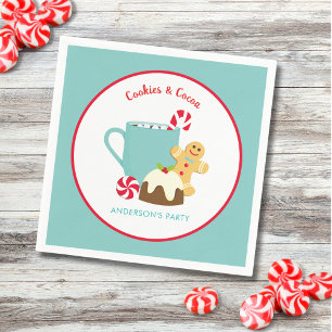 CHRISTMAS COOKIES AND COCOA NAPKIN
