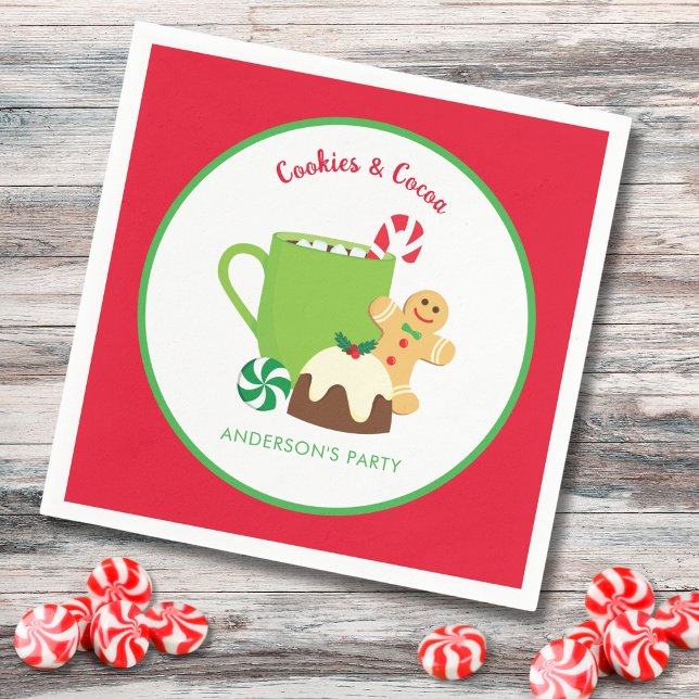 CHRISTMAS COOKIES AND COCOA NAPKIN (Creator Uploaded)