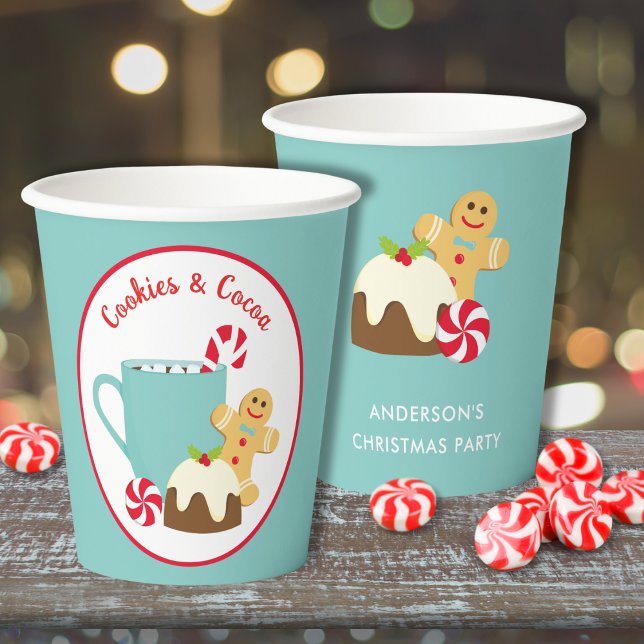 CHRISTMAS COOKIES AND COCOA PAPER CUPS (Creator Uploaded)