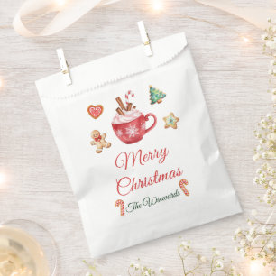 Christmas Cookies and Cocoa Party Favour Bags