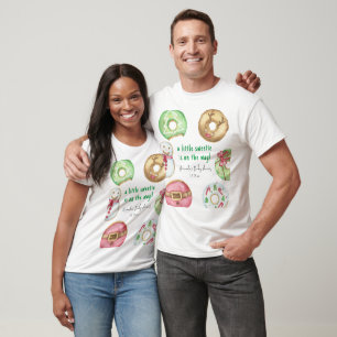 Christmas cookies and doughnuts baby shower T-Shirt