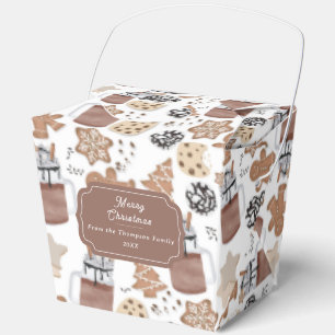 Christmas Cookies and Hot Cocoa Holiday Baking Favour Box