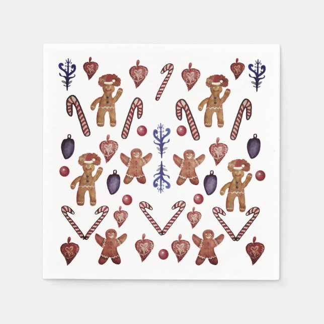 Christmas Cookies and Sweets Napkin (Front)