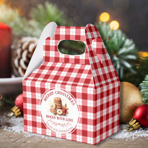 Christmas Cookies Baked With Love Favour Box